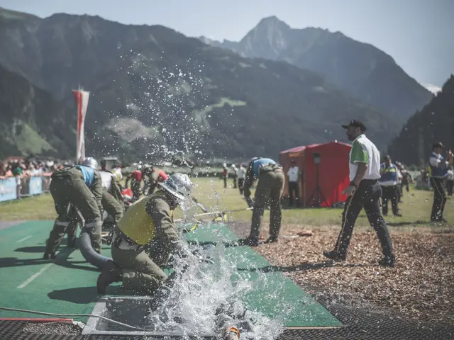 Der Nassleistungswettbewerb bot viel Action.  | Foto: BFV Schwaz