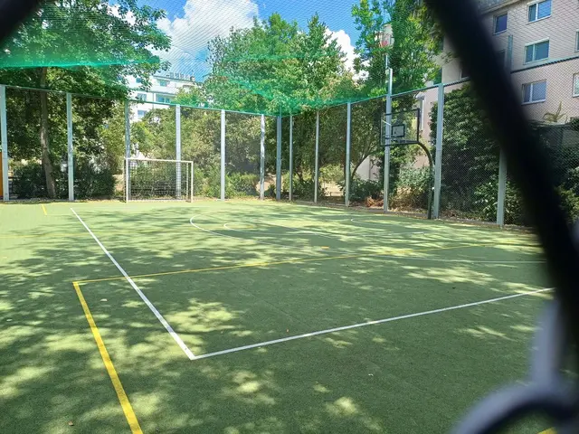 Die Gitter sind jetzt wesentlich leiser, wenn der Ball dagegen prallt. | Foto: BV15