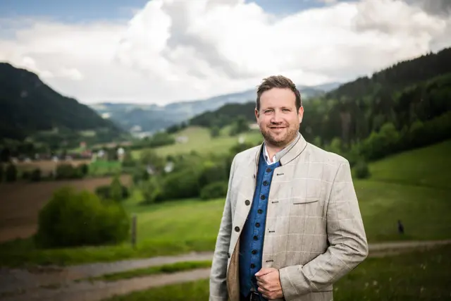 Alex Dörflinger: "Mit Zusammenhalt und Hausverstand für Eberstein." | Foto: SPÖ Eberstein
