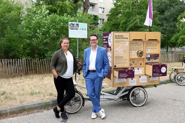 Artenvielfalt-Rad der Klima-Tour - Wiener Wäldchen | Foto: Copyright: Stadt Wien/Martin Votava