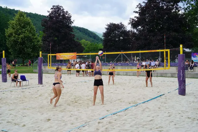 Voller Einsatz beim Schulbeachcup 