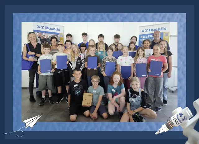 66 Mini-Meister in Purgstall an der Erlauf: Die Volksschüler erhielten in der Firma Busatis spannende Einblicke in die Welt der Technik. | Foto: Busatis GmbH