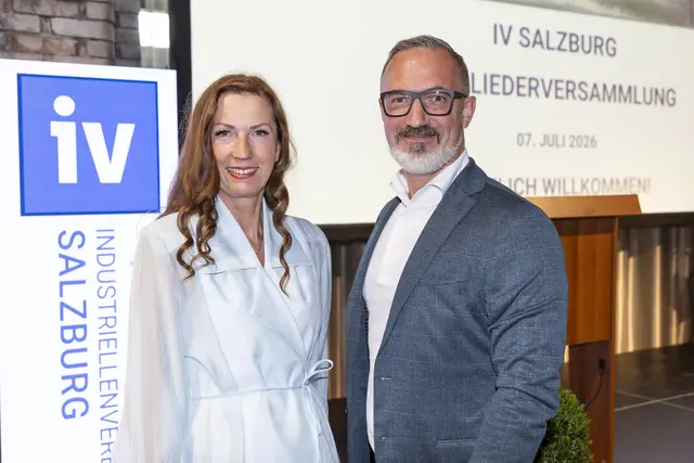 Das neue Leader-Team der IV Salzburg: GF Irene Schulte und IV-Salzburg-Präsident Andreas Wimmer | Foto: IV Salzburg / Kolarik