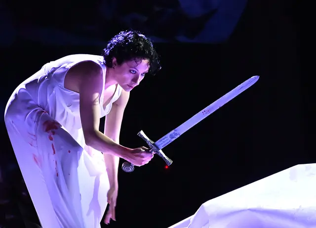 Das geschliffene Schwert in Händen von Judith. | Foto: Herbert Schleich/Alexandra Goll