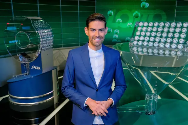 Lotto Moderator Ralph Huber-Blechinger. | Foto: ORF/Günther Pichlkostner