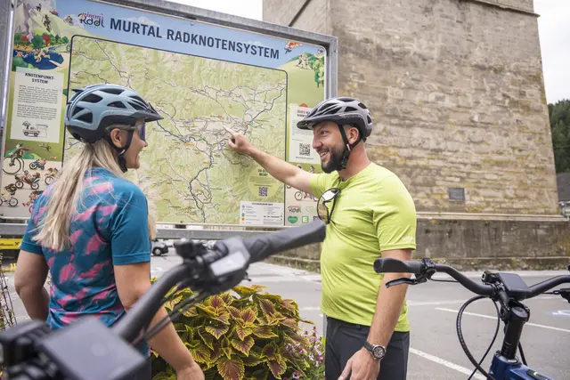 Das Radknotensystem sorgt für Orientierung.
