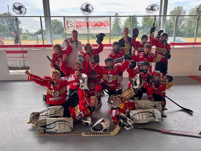 Das Team der U11 | Foto: Red Dragons Altenberg