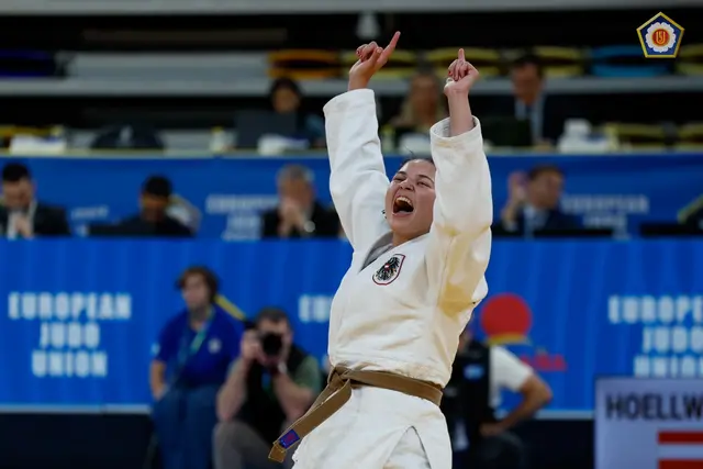 Hurra geschafft. | Foto: EJU/Judo Austria/Sanjindo