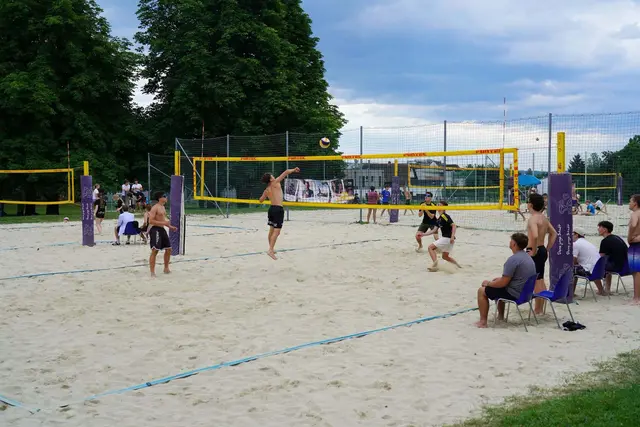 Auch die Herrenteams zeigten vollen Einsatz.