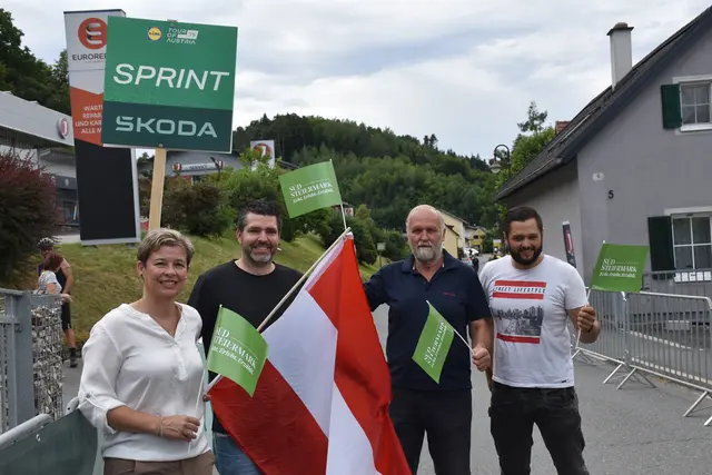 Vizebürgermeisterin Angelika Schmid, Andreas Binder, Gerhard Strablegg und Michael Thünauer | Foto: MeinBezirk