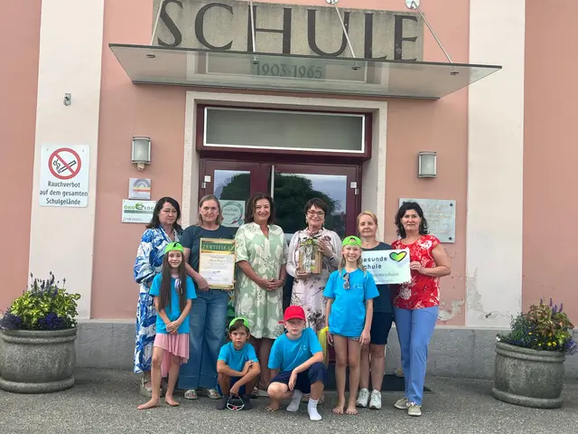 Gesundheitsförderung ist an der Volksschule Maria Rojach seit Jahren fester Bestandteil des Schulalltags. Für dieses Engagement wurde die Schule nun offiziell als "Gesunde Schule" ausgezeichnet. | Foto: Büro LRin Beate Prettner