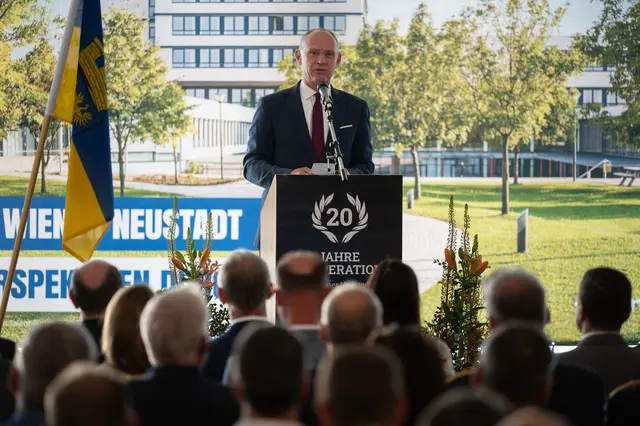 20 Jahre akademische Polizei-Führungsausbildung mit Bundesminister Gerhard Karner | Foto: BMI Jürgen Makowecz