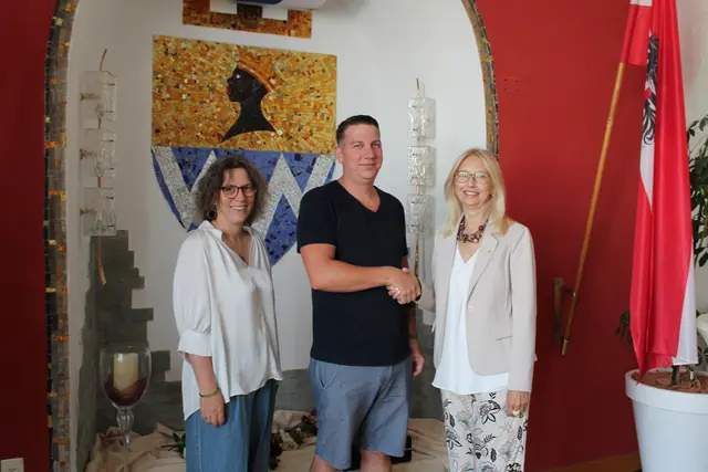 Stadtamtsdirektorin Michaela Krämer, Gemeinderat Stefan Jilek und Bürgermeisterin Monika Obereigner-Sivec. | Foto: Gemeinde