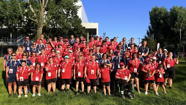 Mit einer stimmungsvollen Schlussfeier gingen die 
9. Nationalen Sommerspiele von Special Olympics Österreich in Wien zu Ende. Das Team Vorarlberg konnte viele Medaillen und persönliche Bestleistungen erzielen. | Foto: Special Olympics
