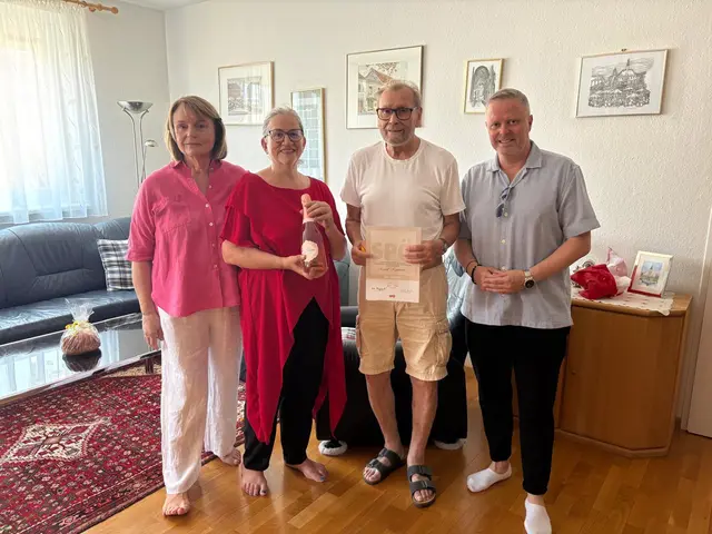 Gertraud Kornfeld, Gabriele Grabner, Rudolf Kumbein und Rainer Spenger | Foto: SP WRN