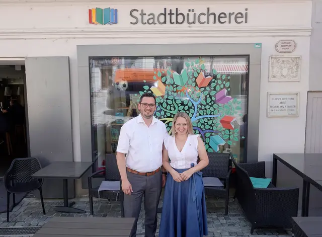 Bgm. Patrick Strobl und LAbg. Silke Dammerer | Foto: ÖVP Melk