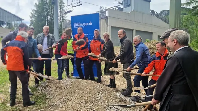 Am 12. Juni konnte mit Vertretern der Region und Unterstützern der Spatenstich für den Mehrzweckbau gefeiert werden – ein Meilenstein für die Kameradschaft der Kärntner Bergwacht – Einsatzstelle Bleiburg. | Foto: Kameradschaft der Bergwacht