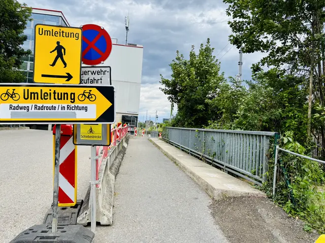 Baustelle Herrgottwiesgasse, Umleitung