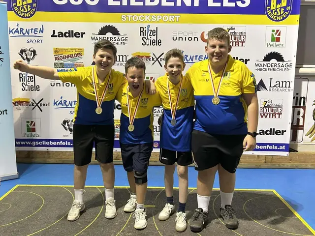 Die vier Jungs zeigten heuer eindrucksvoll wie man sich bis zum Österreichischen Meister hocharbeitet. | Foto: GSC Liebenfels