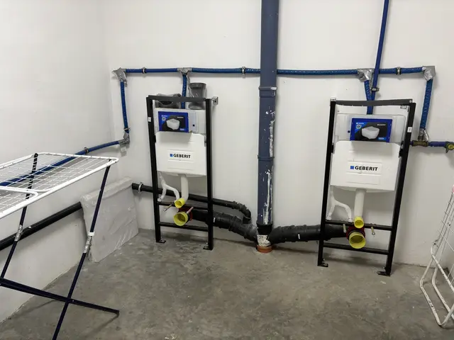 Die Basis für die neue Toilettenanlage ist bereits gebaut. | Foto: Lauren Fahrenberger / MeinBezirk