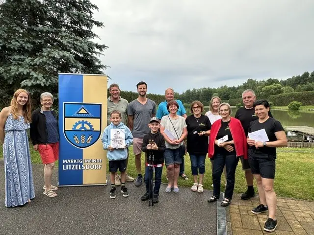 Die Litzelsdorfer und Litzelsdorferinnen waren stolz auf ihr Ergebnis | Foto: Marktgemeinde Litzelsdorf