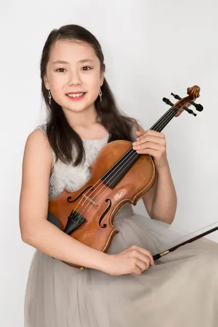 Anna Louisa Doppelbauer vertrat die Musikschule Grieskirchen als jüngste Teilnehmerin der Schule bei „Prima la Musica“. | Foto: Csanyi Photo