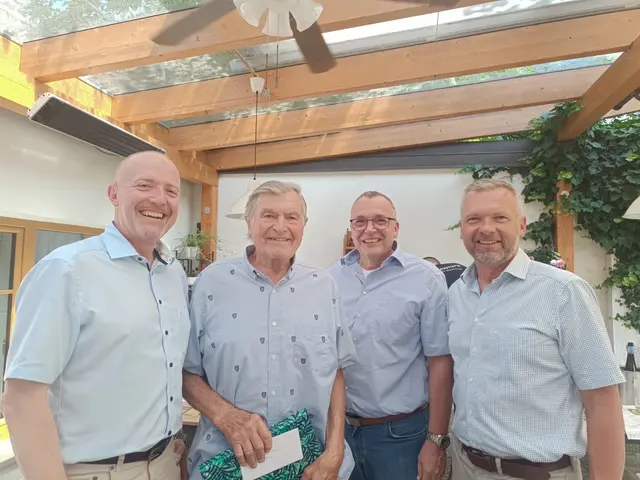 Wilfried Brocks, Helmut Haas, Christian Rupp, Manfred Huber (v.l.). | Foto: privat