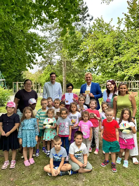 Kindergarten Wimpassing.