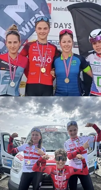 Auch Leonie und Melanie Pfanzelt sind im Radsport sehr erfolgreich. | Foto: Radclub Feld am See