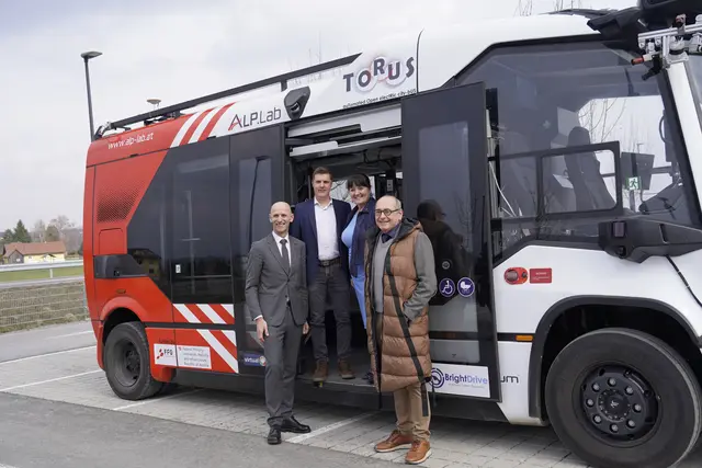 Im März: erste Vorstellung eines selbstfahrenden Busses im Bezirk Deutschlandsberg
