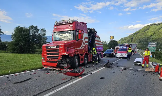 Bilder zum Unfall. | Foto: HFW Villach