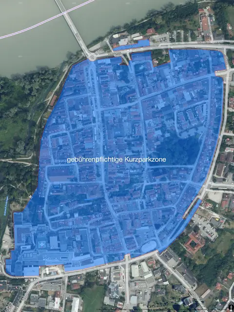 Kurzparkzone Innenstadt Braunau. | Foto: Stadtamt Braunau