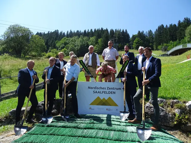 2021: Beim "Spatensprung" des nordischen Zentrums in Saalfelden. | Foto: MeinBezirk Pinzgau