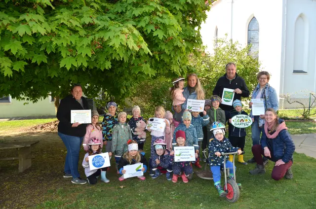 Übergabe im Kindergarten Dietersdorf am Gnasbach