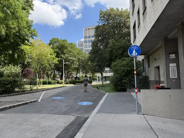 Der ebenso fertiggestellte Radweg im Margaretner Rudolf-Sallinger-Park schließt ein weiteres Grätzl an den Radweg an. | Foto: BV 5