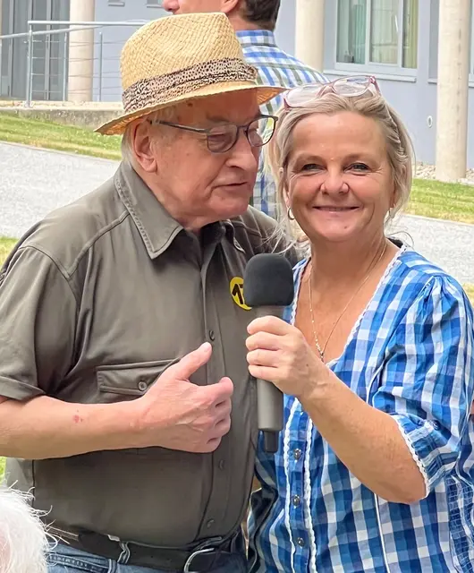 Karl Melcher und Dorota Kurzak. | Foto: PBZ Gloggnitz