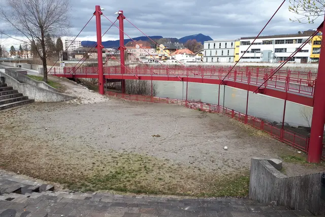 Die Griesrechenbucht mit Brücke. | Foto: Josef Wind