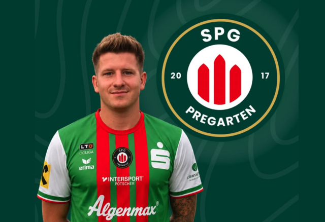 Die SPG Pregarten (am Bild: Neuzugang Manuel Hofer aus Rohrbach) bekommt es im Cup mit der Union Alberndorf zu tun. | Foto: SPG Pregarten