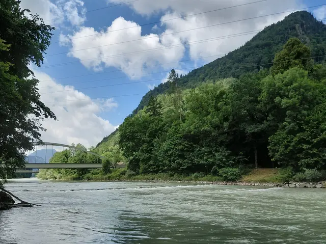An der Saalach  | Foto: H.Bachinger
