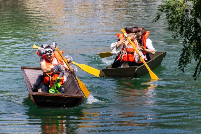 Am 18.07.2026 heißt es am Donau-Oder-Kanal in Groß-Enzersdorf wieder: (L)auf in den Sautrog und lospaddeln! | Foto: Alfred Horak
