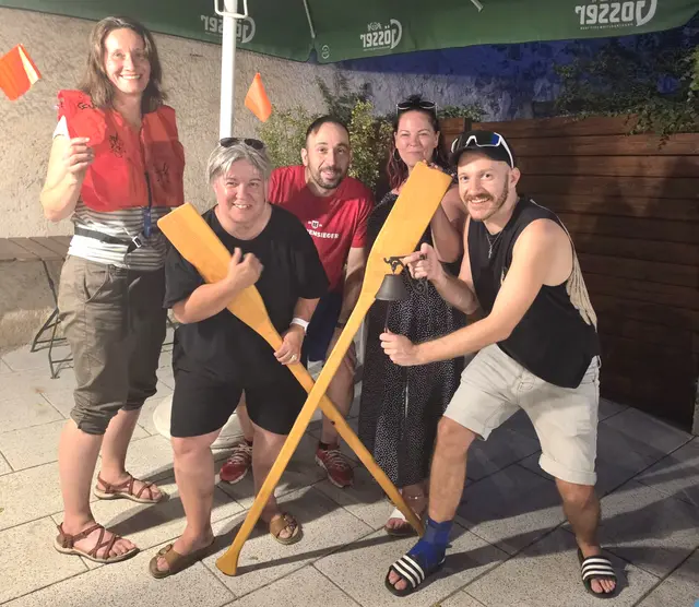  Das ortsansässige Brauchtumsverein BUNTA HAUFN hat neben dem großen Faschingsumzug mit dem Sautrogrennen seine zweite Leidenschaft gefunden! | Foto: Bunta Haufn