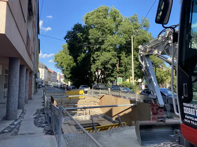 Bereits seit einiger Zeit wird um die Kreuzung Elisabethinergasse/Rösselmühlgasse gebaut. Das geht noch bis Ende Oktober so weiter. | Foto: MeinBezirk/Markus Kropac
