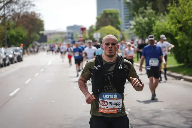 Philipp Vidovic beim Vienna City Marathon 2026. Der Laufsport hat den Steirer nachhaltig begeistert und motiviert. | Foto: Philipp Vidovic