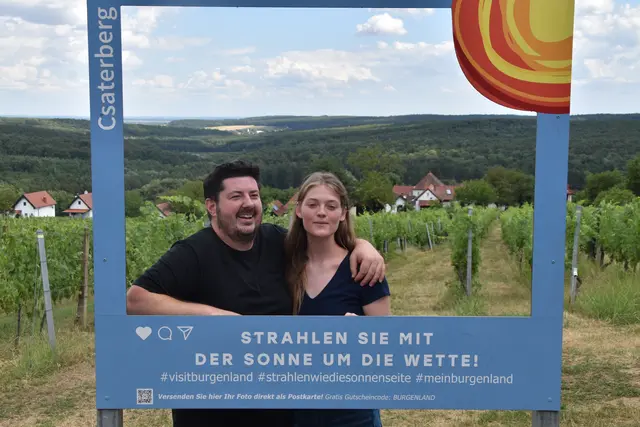Rainer Stubits und Freida O'Purk am Csaterberg | Foto: MeinBezirk/Michael Strini
