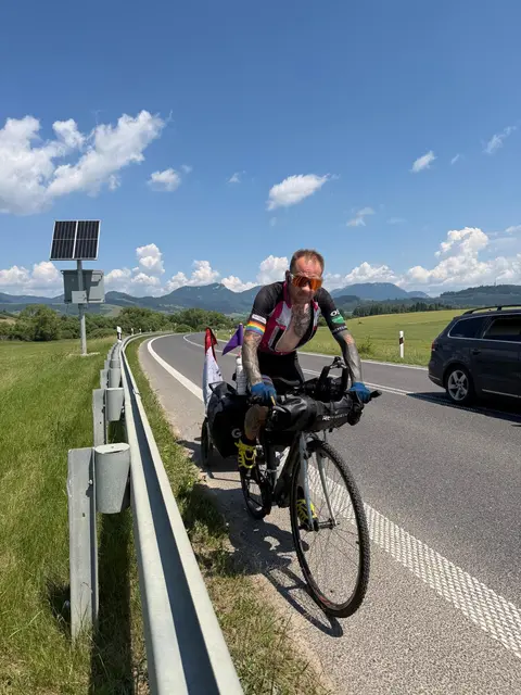 Wenn Rambo nicht gerade auf den Berg lief war er mit dem Rad unterwegs. | Foto: Ropin