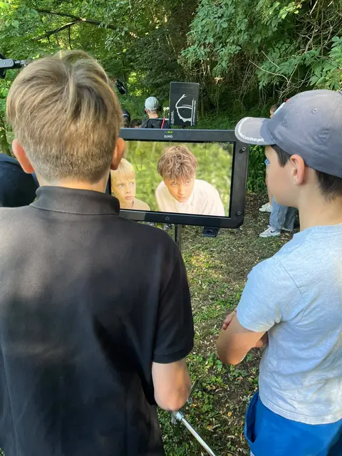 "Sagenjäger goes to school", hieß es vier Tage lang am "Set". | Foto: BG/BRG St. Veit