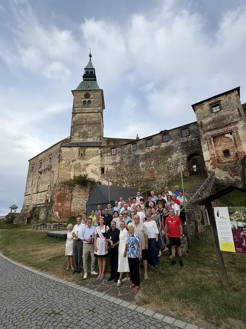Die BG-Delegation auf Burg Güssing | Foto: Monika Rauscher