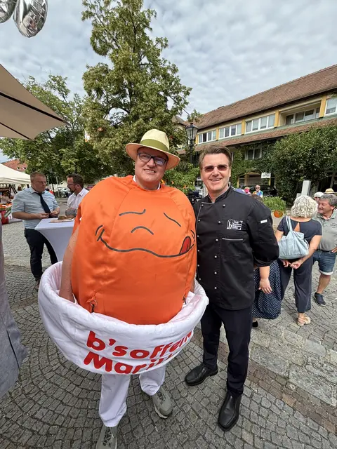 Sie machen mehr aus der Marille: Bernhard Hellerschmid und Thomas Hagmann