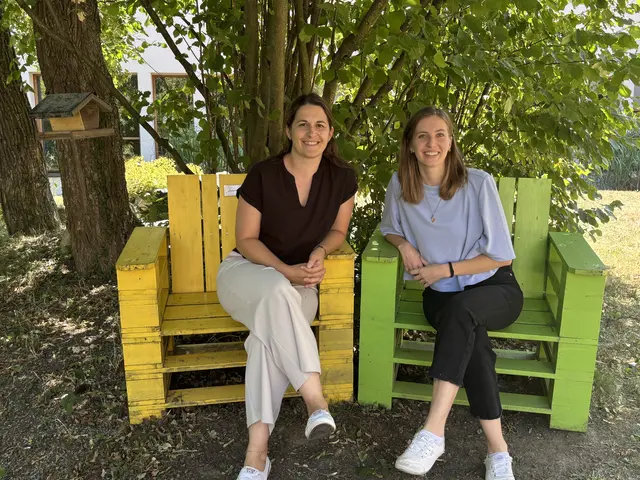 links Manuela Hessel und rechts Dominique Willach | Foto: PSZ Schiltern