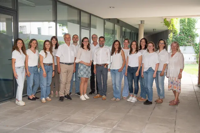 Das Team der ambulanten kardiologischen Rehabilitation in Steyr. | Foto: Die Elisabethinen Linz-Wien